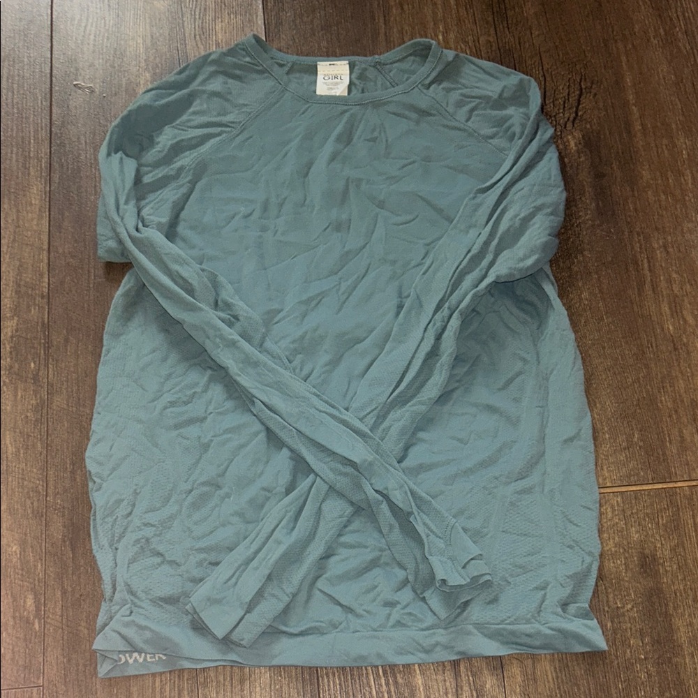 Athleta Girl Light Blue Long-Sleeve